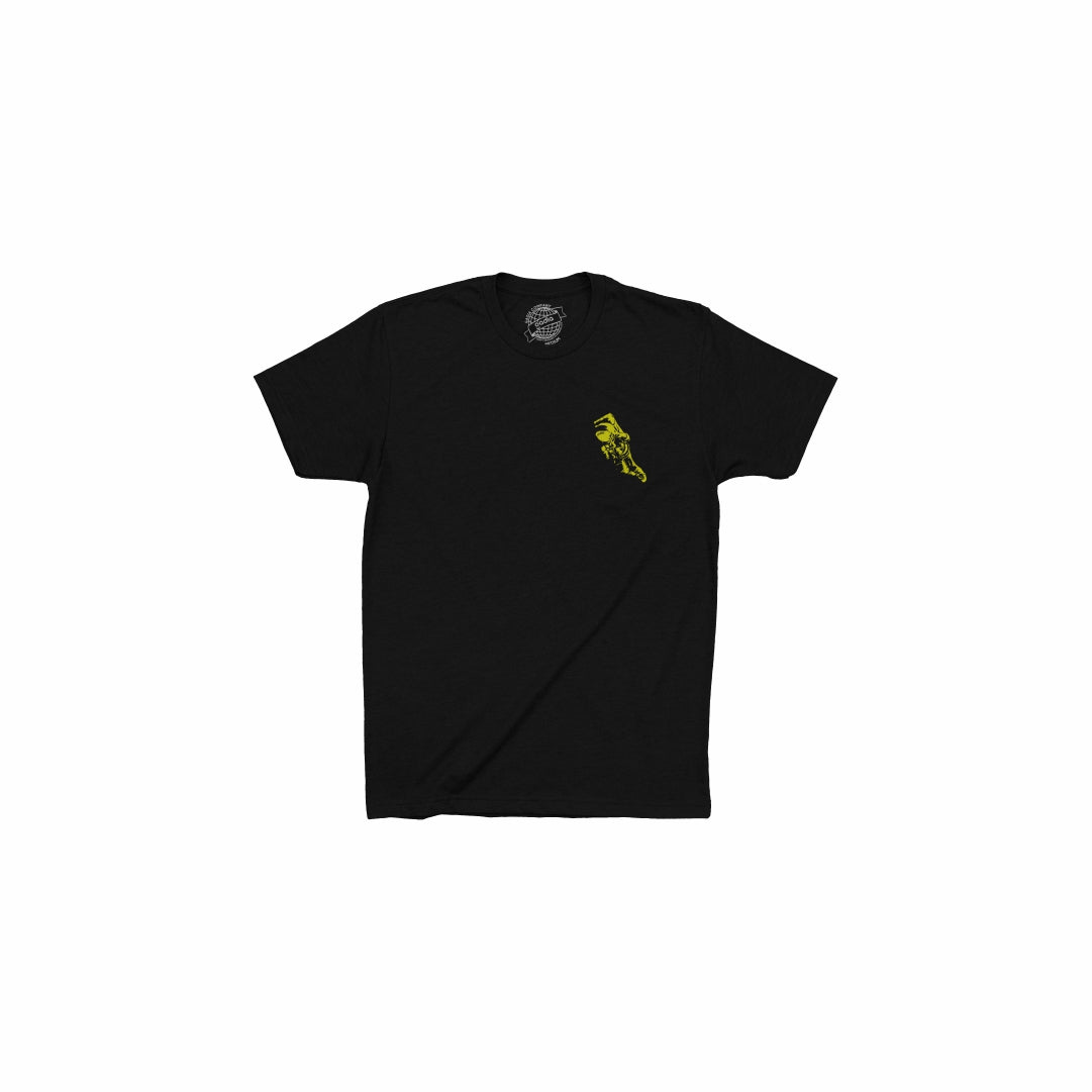 Floating Astronaut Tee Black