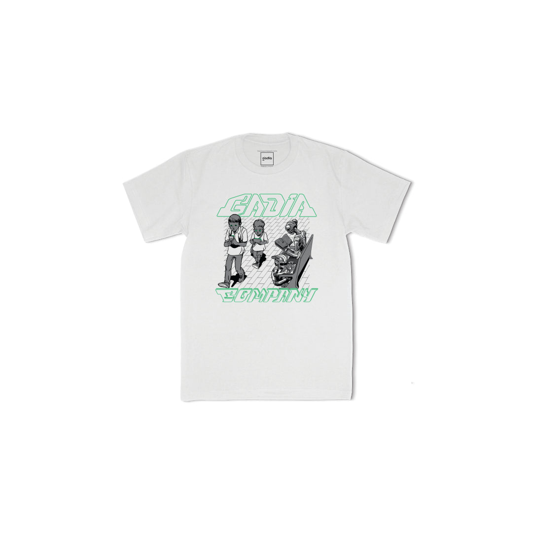 The Metaverse Tee White